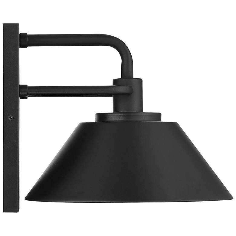 Image 5 Avalon 13" Large Black LED Outdoor Wall Sconce more views