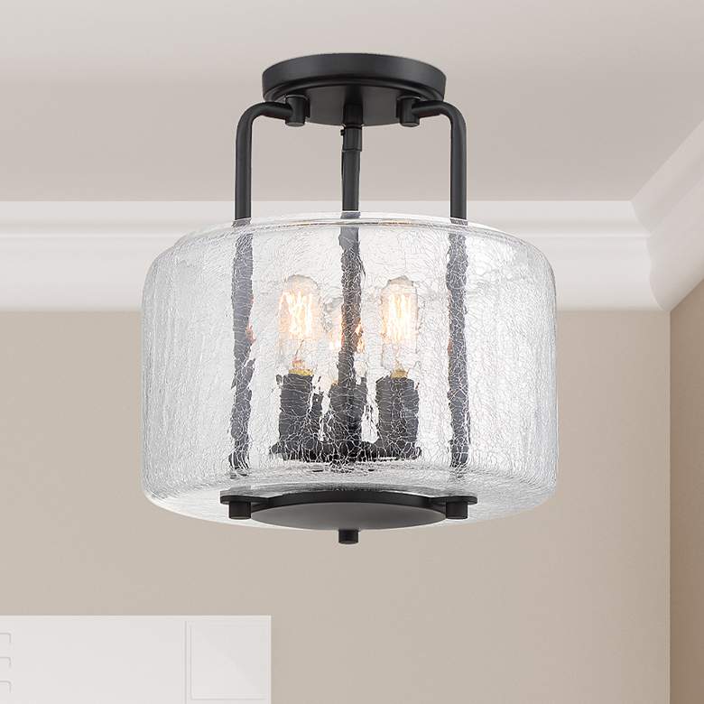 Image 1 Avalon 3-Light Ceiling Light in Black
