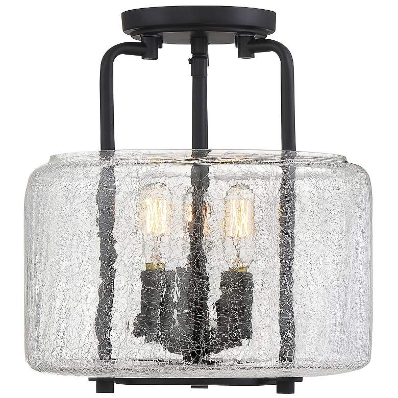 Image 5 Avalon 3-Light Ceiling Light in Black more views