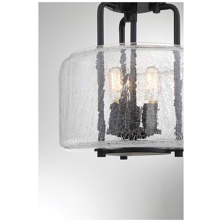 Image 7 Avalon 3-Light Ceiling Light in Black more views