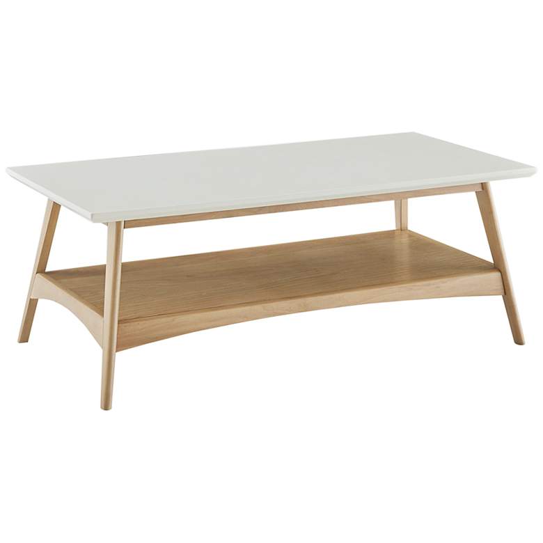 Image 2 Avalon 48" Wide Natural Wood Coffee Table