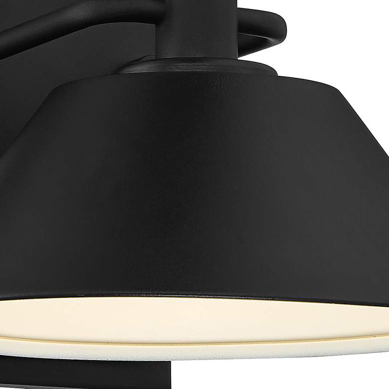 Image 2 Avalon 8" High Black LED Outdoor Wall Light more views