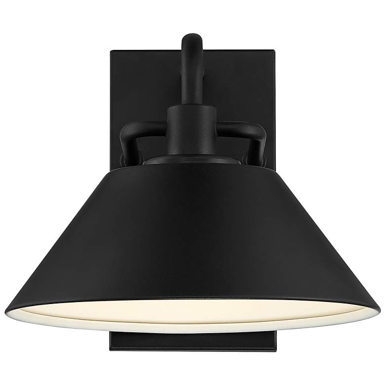 Image 3 Avalon 8" High Black LED Outdoor Wall Light more views