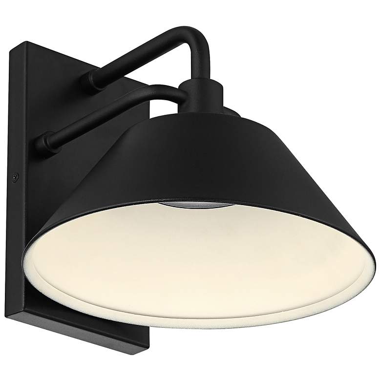 Image 4 Avalon 8" High Black LED Outdoor Wall Light more views