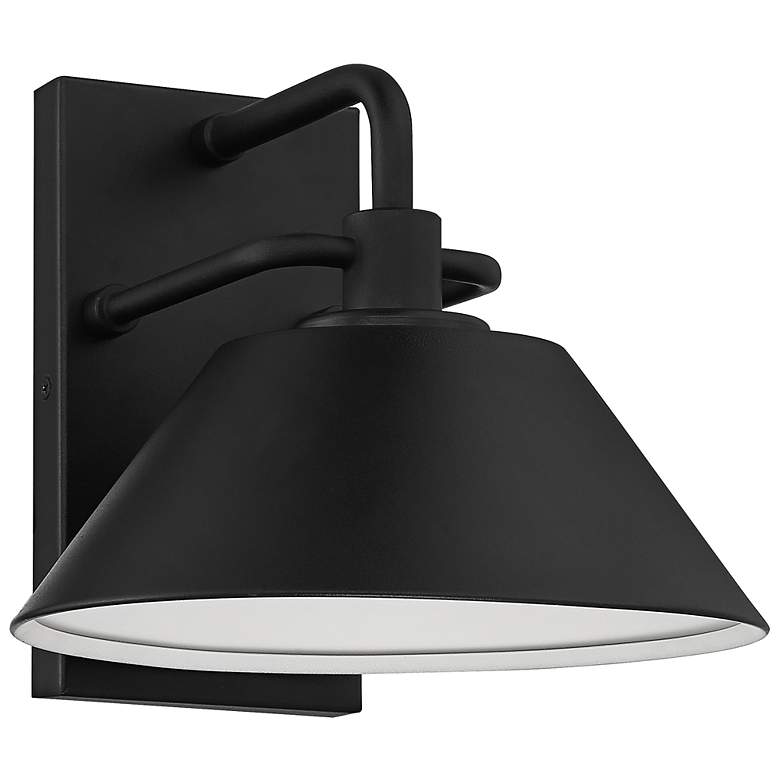 Image 6 Avalon 8" High Black LED Outdoor Wall Light more views