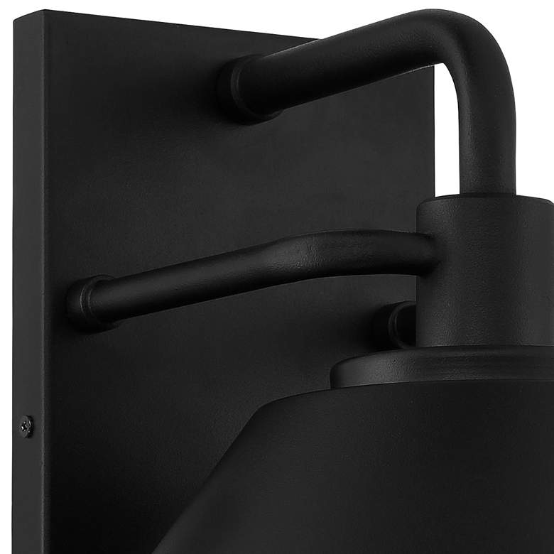 Image 2 Avalon 9 3/4" High Matte Black LED Outdoor Wall Light more views