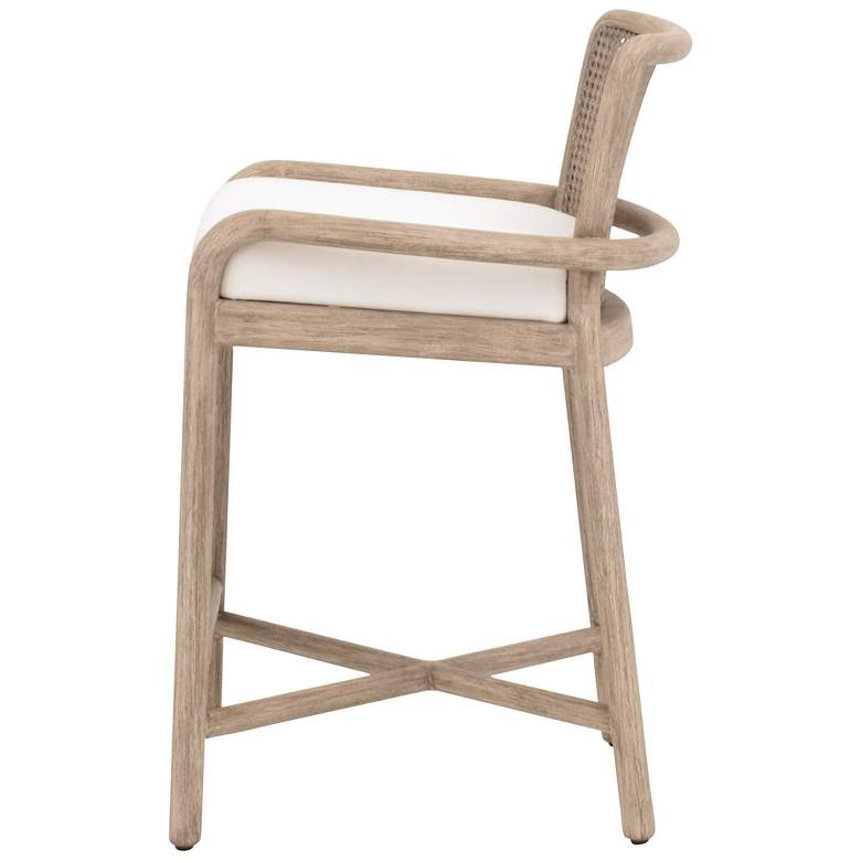 Image 3 Avalon Counter Stool, LiveSmart Peyton Pearl, Natural Gray Mahogany more views