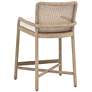 Avalon Counter Stool, LiveSmart Peyton Pearl, Natural Gray Mahogany