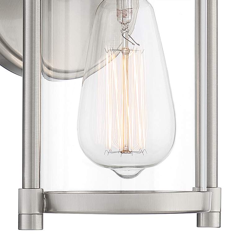 Image 4 Avani 10 1/4" High Brushed Nickel Indoor/Outdoor Wall Light Set of 2 more views
