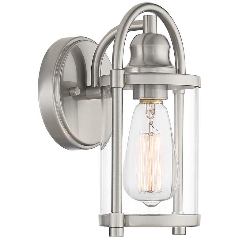 Image 6 Avani 10 1/4" High Brushed Nickel Indoor/Outdoor Wall Light Set of 2 more views
