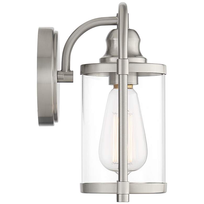Image 7 Avani 10 1/4" High Brushed Nickel Outdoor Wall Light more views