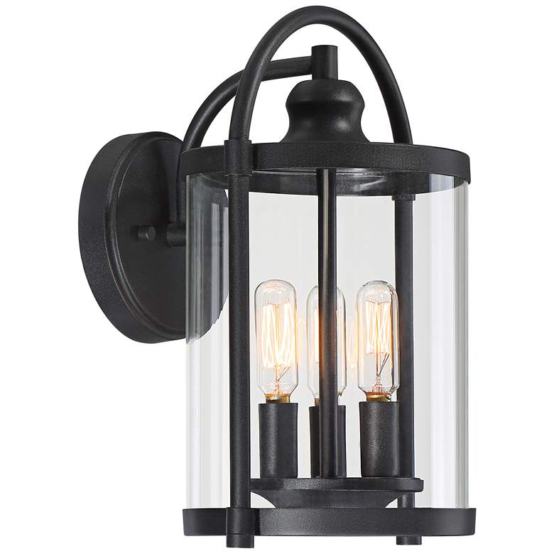 Image 4 Avani 13" High Black Outdoor Wall Light more views