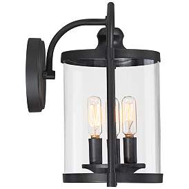 Image5 of Avani 13" High Black Outdoor Wall Light more views