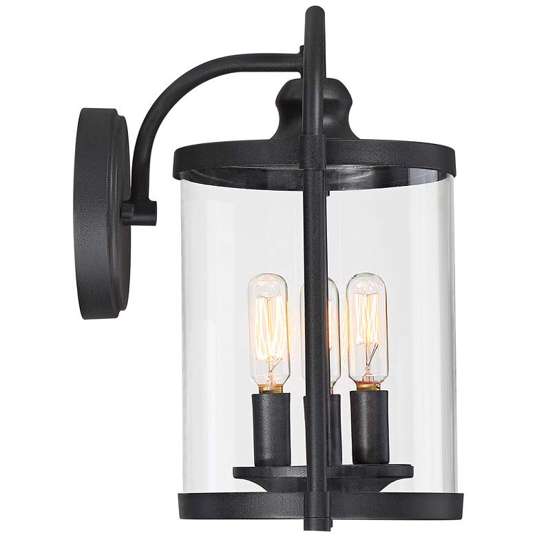 Image 5 Avani 13" High Black Outdoor Wall Light more views