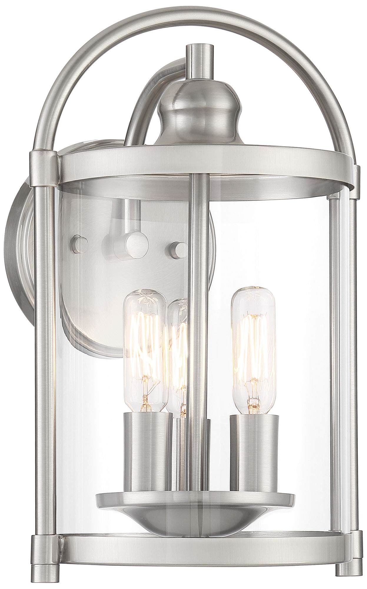 Avani 13" High Brushed Nickel Outdoor Wall Light