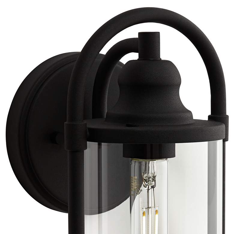 Image 3 Avani 15 1/2" High Black Outdoor Wall Light Set of 2 more views