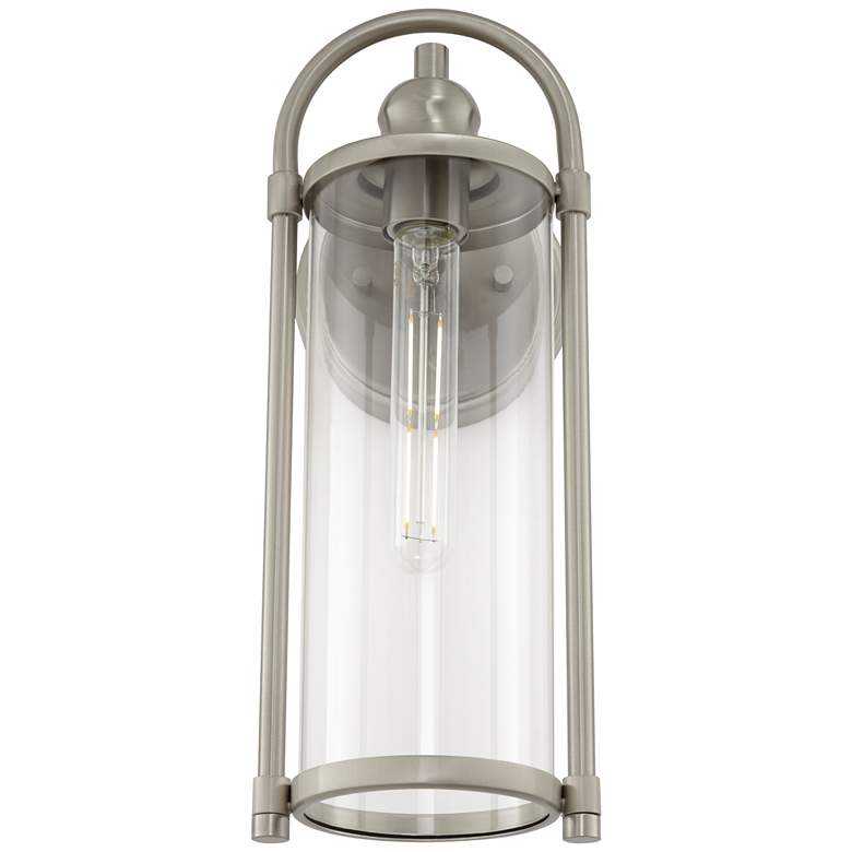 Image 4 Avani 15 1/2" High Brushed Nickel Indoor/Outdoor Wall Light more views