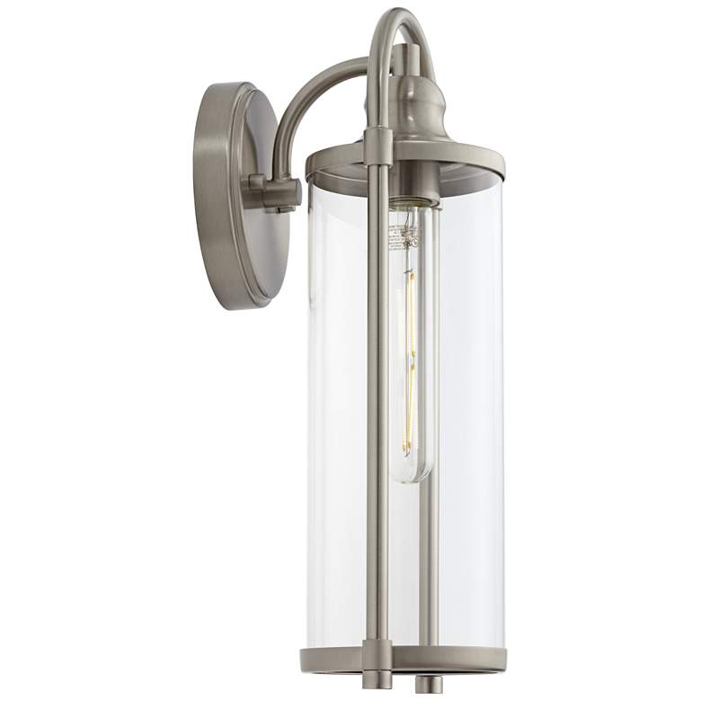 Image 6 Avani 15 1/2" High Brushed Nickel Indoor/Outdoor Wall Light more views