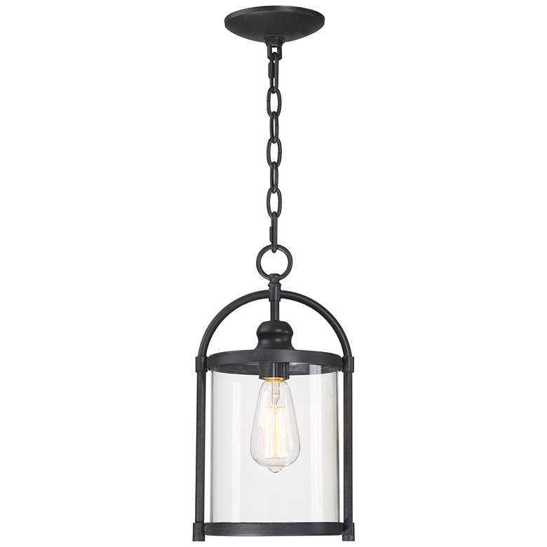 Image 2 Avani 15 inch High Black Outdoor Hanging Light