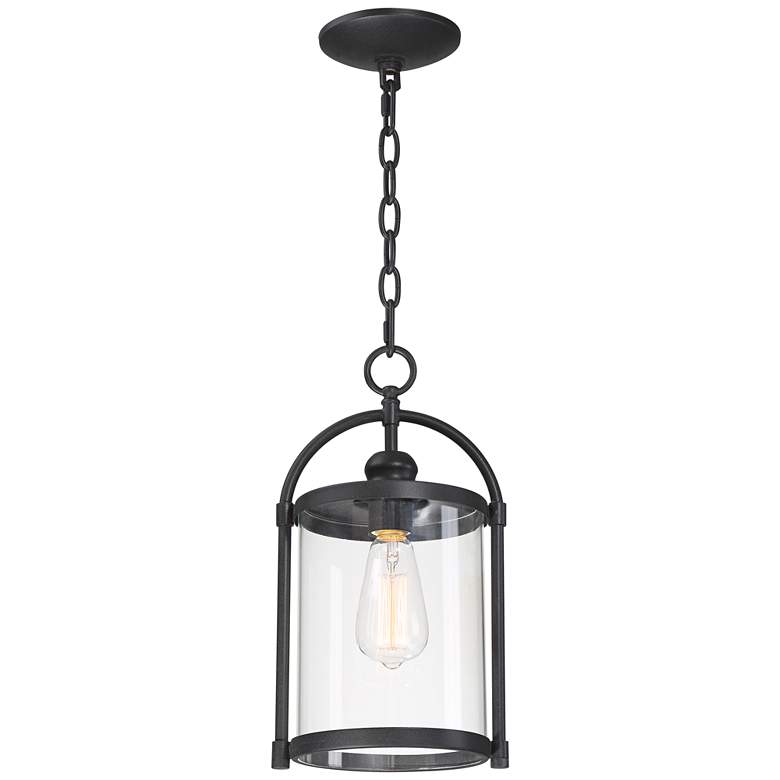 Image 4 Avani 15 inch High Black Outdoor Hanging Light more views