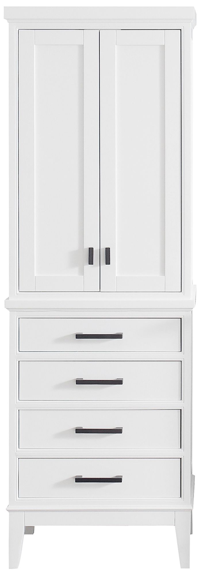 White on sale linen cabinet