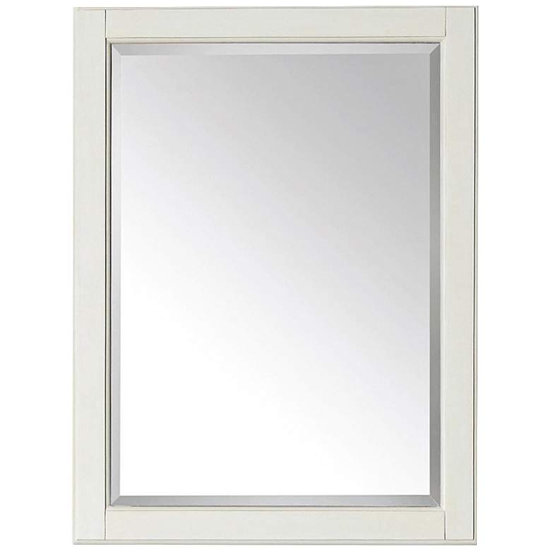 Image 1 Avanity Hamilton French White 24 inch x 32 inch Vanity Mirror
