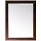 Avanity Madison Tobacco 24" x 32" Rectangular Wall Mirror