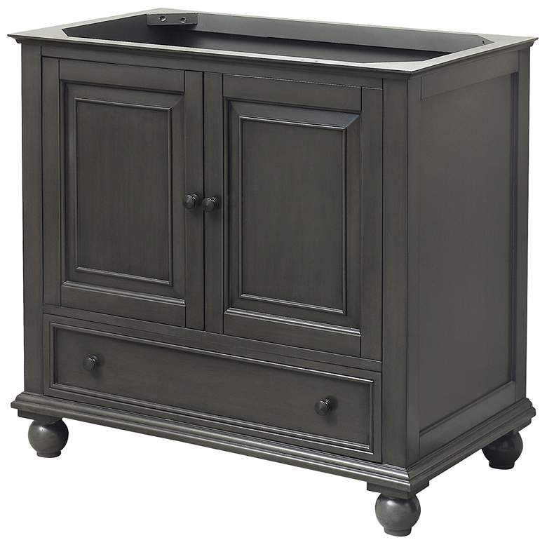 Image 5 Avanity Thompson Charcoal 37 inch Marble Single Sink Vanity more views