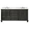 Avanity Thompson Charcoal 73" Marble Double Sink Vanity