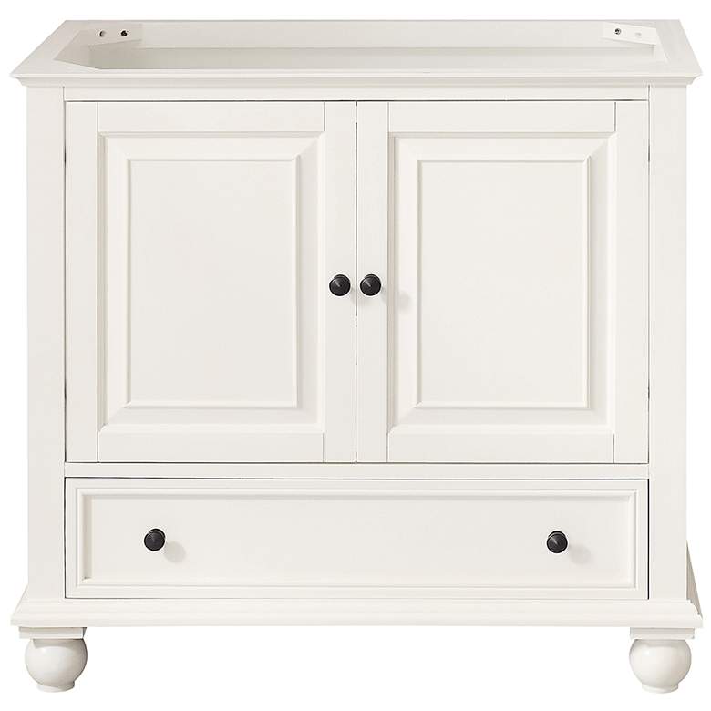 Image 4 Avanity Thompson White 37 inch Marble-Top Single Sink Vanity more views