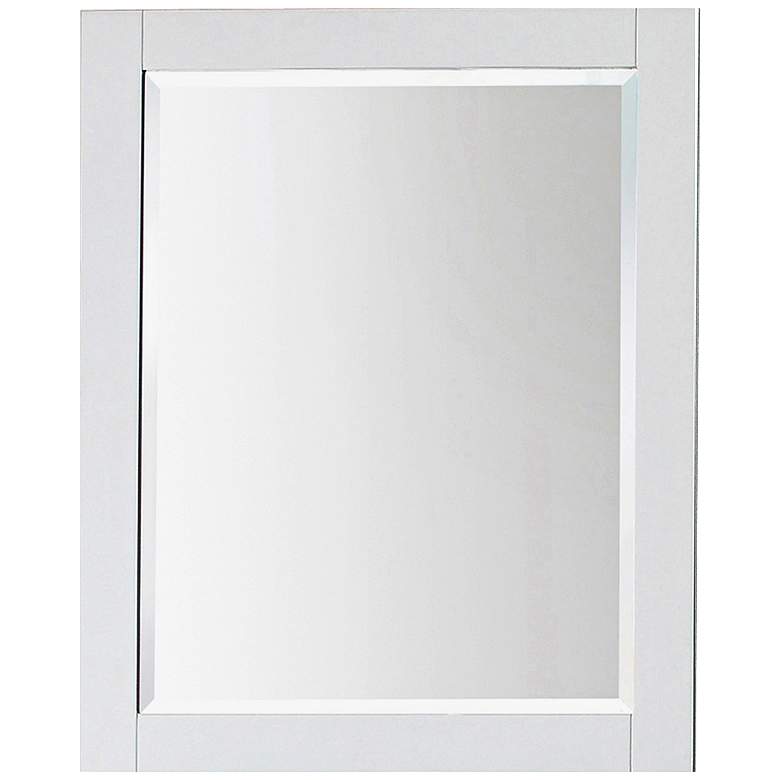 Image 2 Avanity White 24 inch x 30 inch Decorative Vanity Mirror