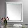 Avanity White 28" x 32" Decorative Vanity Mirror