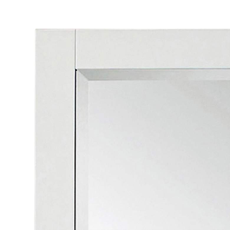 Image 3 Avanity White 28 inch x 32 inch Decorative Vanity Mirror more views