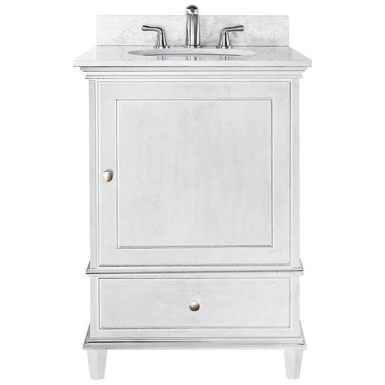 Image 1 Avanity Windsor 24 inch Wide White Sink Vanity