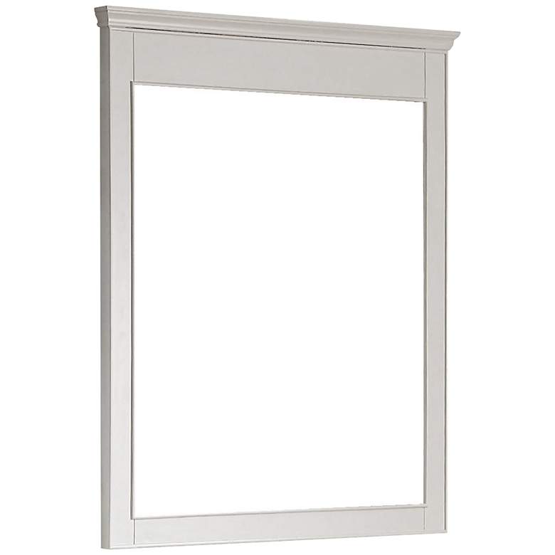 Image 2 Avanity Windsor 34 inch x 38 inch Large White Wall Mirror