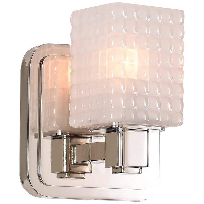 Image 1 Avanti 6 inch High Polished Nickel LED Wall Sconce