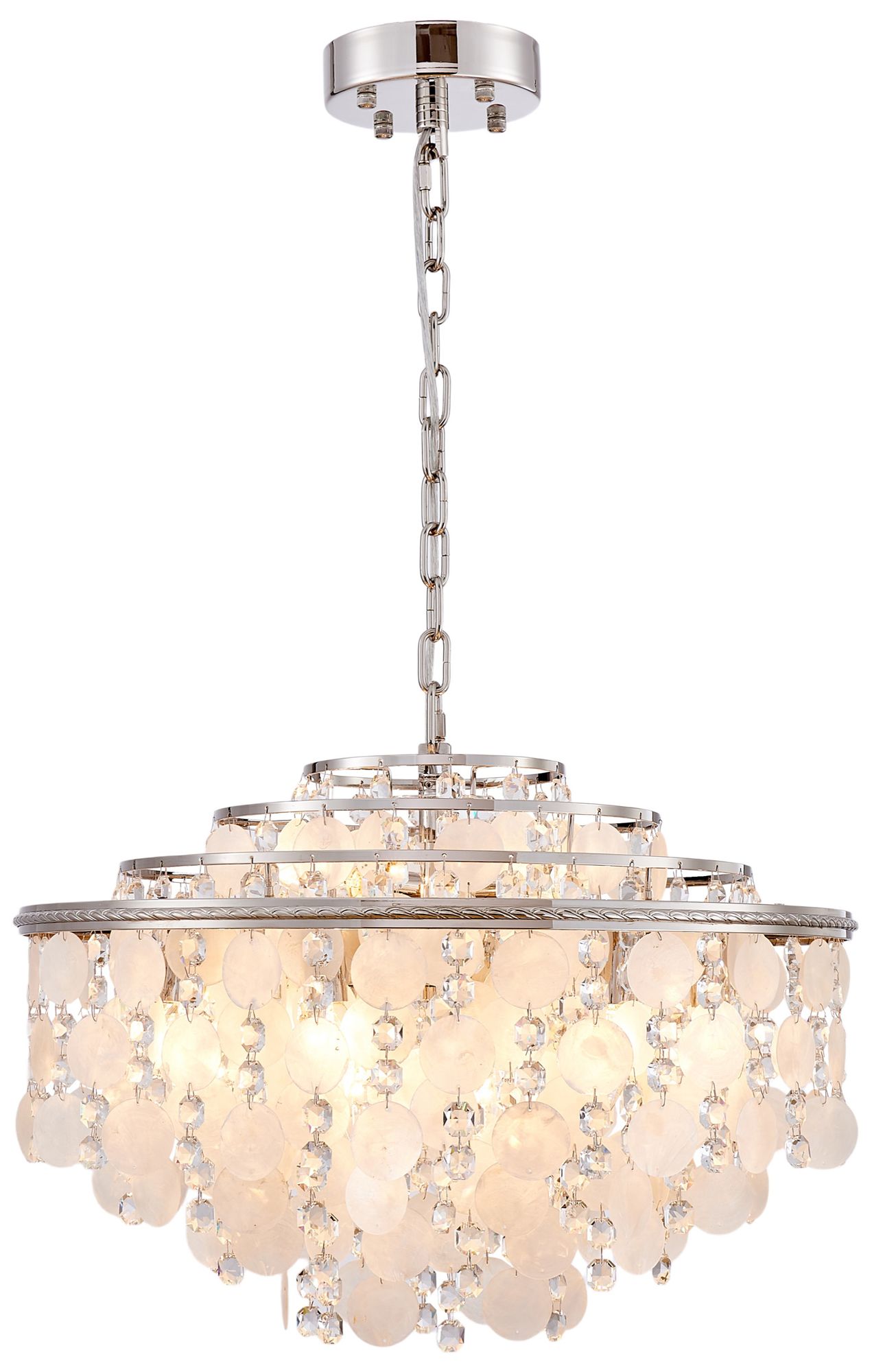 Avara 23.5" Wide 13-Light Polished Nickel Chandelier