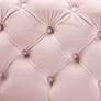 4_Avara 48" Wide Light Pink Fabric Button Tufted Bench Ottoman more views