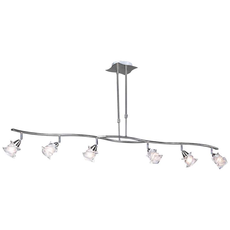 Image 1 Avatar Collection 6-Light Satin Nickel Track Fixture