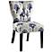 Ave Six® Andrew Medallion Ikat Blue Accent Chair