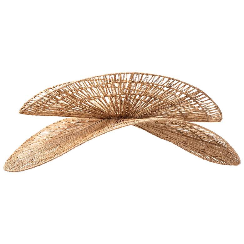 Image 2 Aveline Natural Jute Pendant Lamp Shade 32x32x5.5 (Spider)