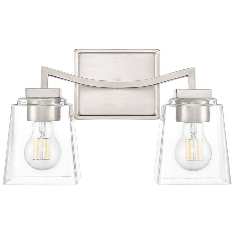 Image 3 Avenna 14.5" Wide 2-Light Vanity in Brushed Nickel more views