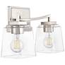 4_Avenna 14.5" Wide 2-Light Vanity in Brushed Nickel more views