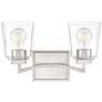 5_Avenna 14.5" Wide 2-Light Vanity in Brushed Nickel more views
