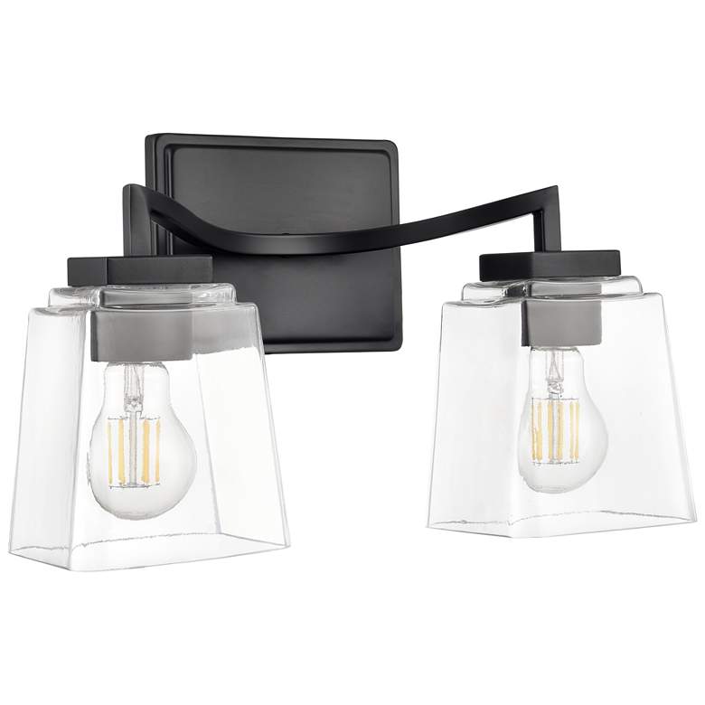 Image 1 Avenna 14.5" Wide 2-Light Vanity in Matte Black