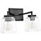 Avenna 14.5" Wide 2-Light Vanity in Matte Black