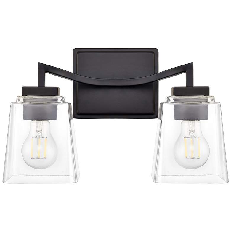 Image 3 Avenna 14.5" Wide 2-Light Vanity in Matte Black more views