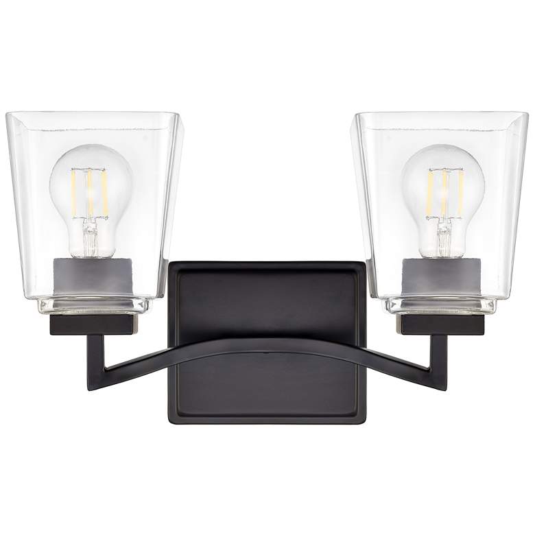 Image 5 Avenna 14.5" Wide 2-Light Vanity in Matte Black more views
