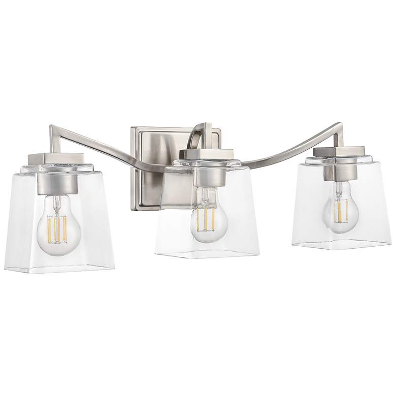 Image 2 Avenna 23.5" Wide 3-Light Vanity in Brushed Nickel more views
