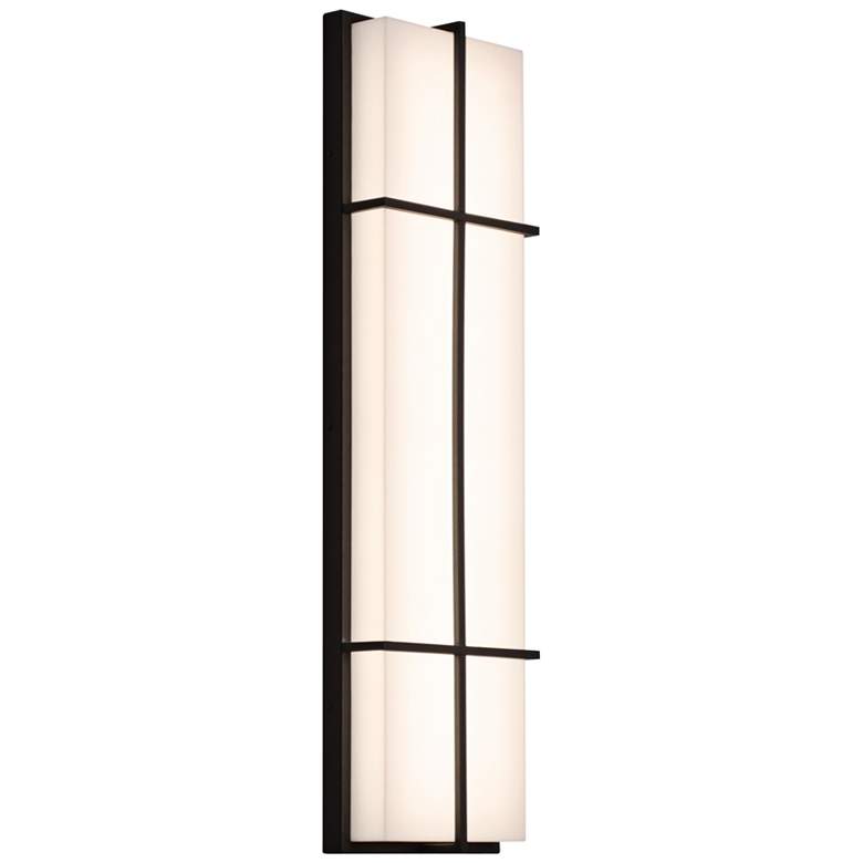 Image 1 Avenue 36" High Textured Bronze LED Outdoor Wall Light